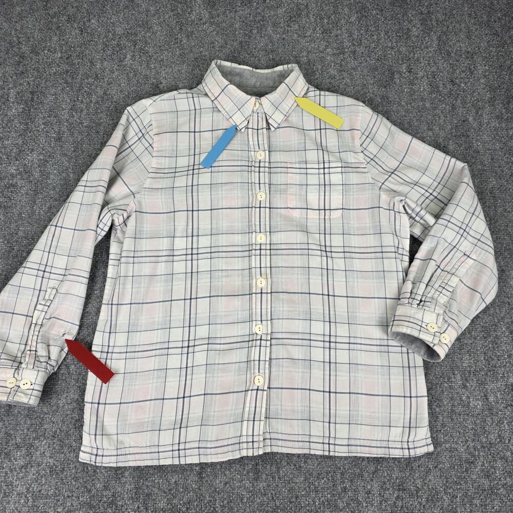 LL Bean Shirt Womens Small Petite Pink Plaid Fleece Lined Button Front Casual - Picture 12 of 16